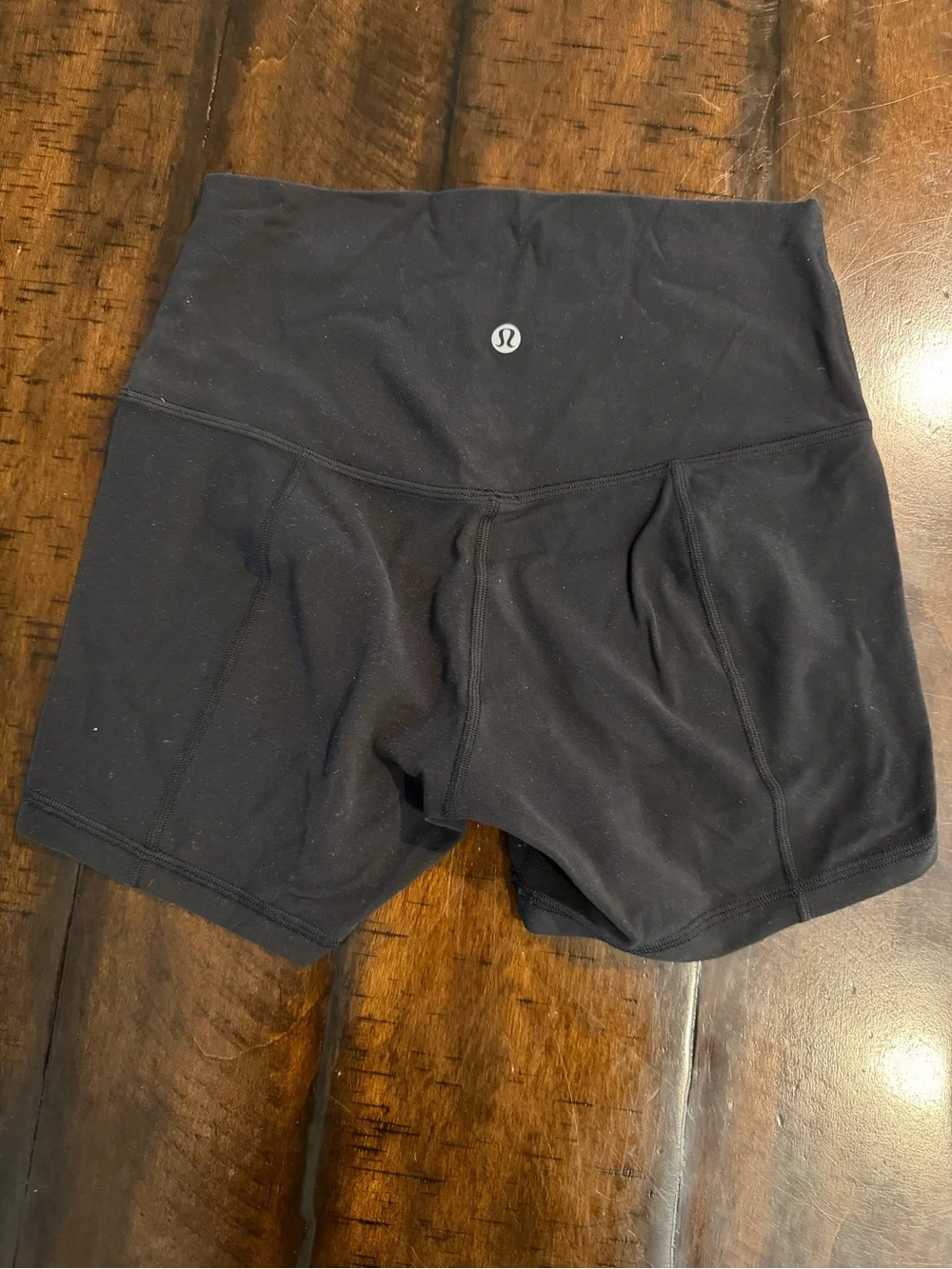 lululemon athletica Black High-Waist Training Shorts